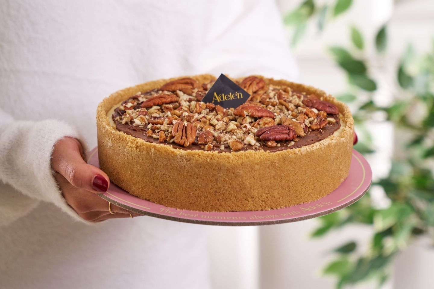Dates And Pecan Cheesecake   Whole Cake
