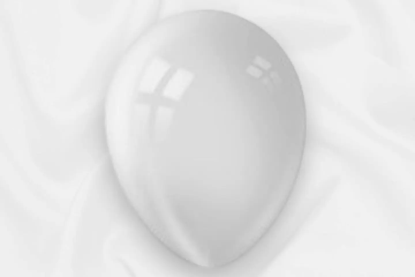 White Helium Balloon