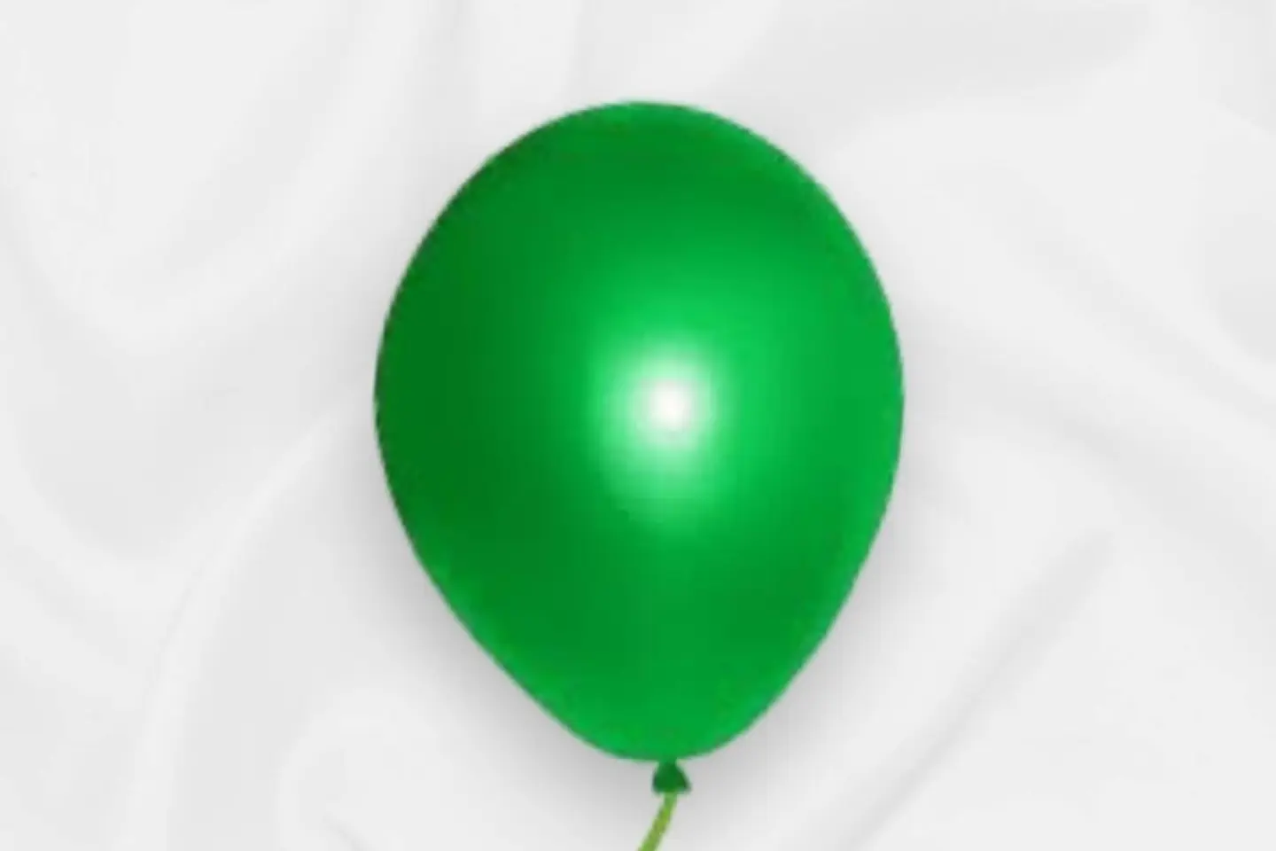 Green Helium Balloon