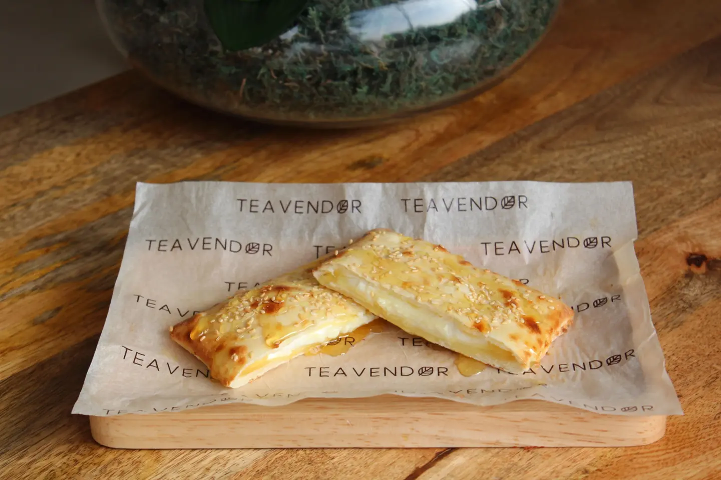 فطيرة لبنة وعسل