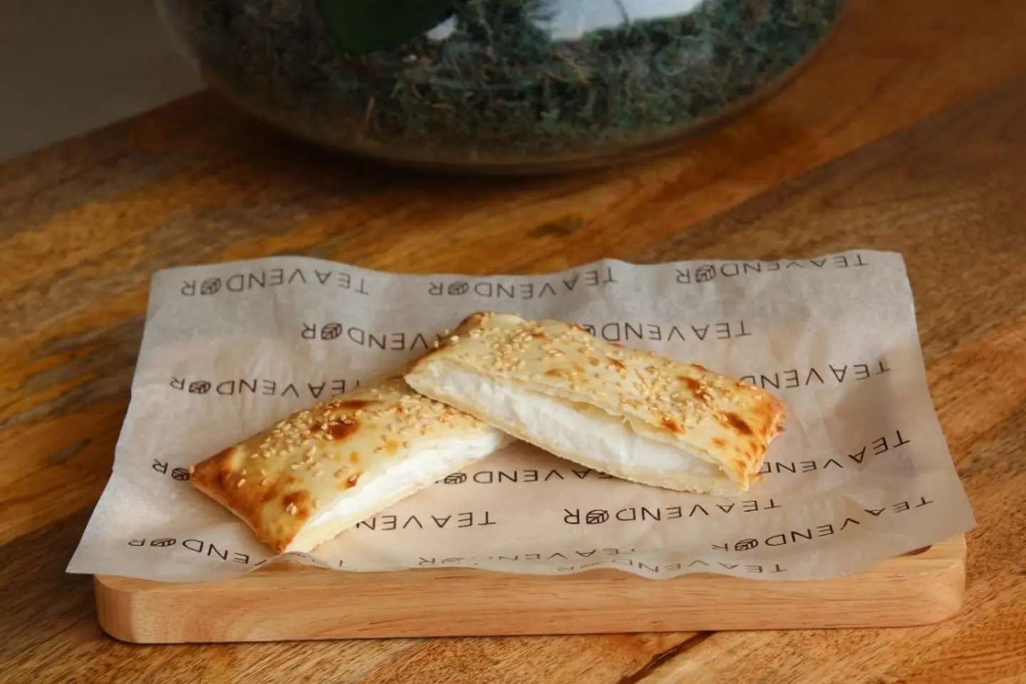 فطيرة لبنة وزيتون