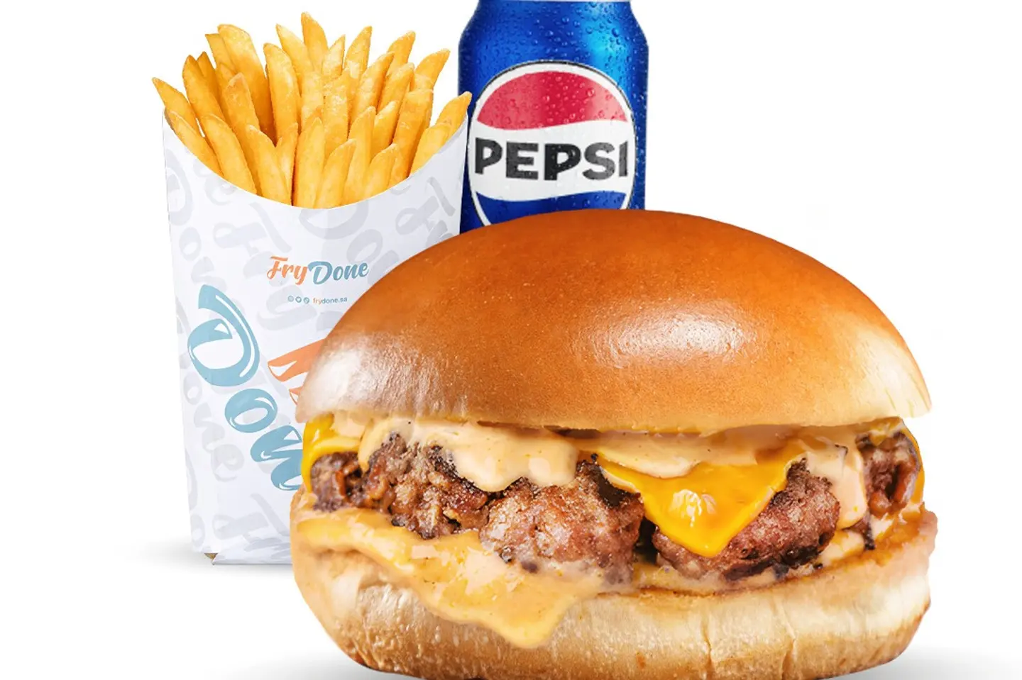 Smoked Angus Burger Meal