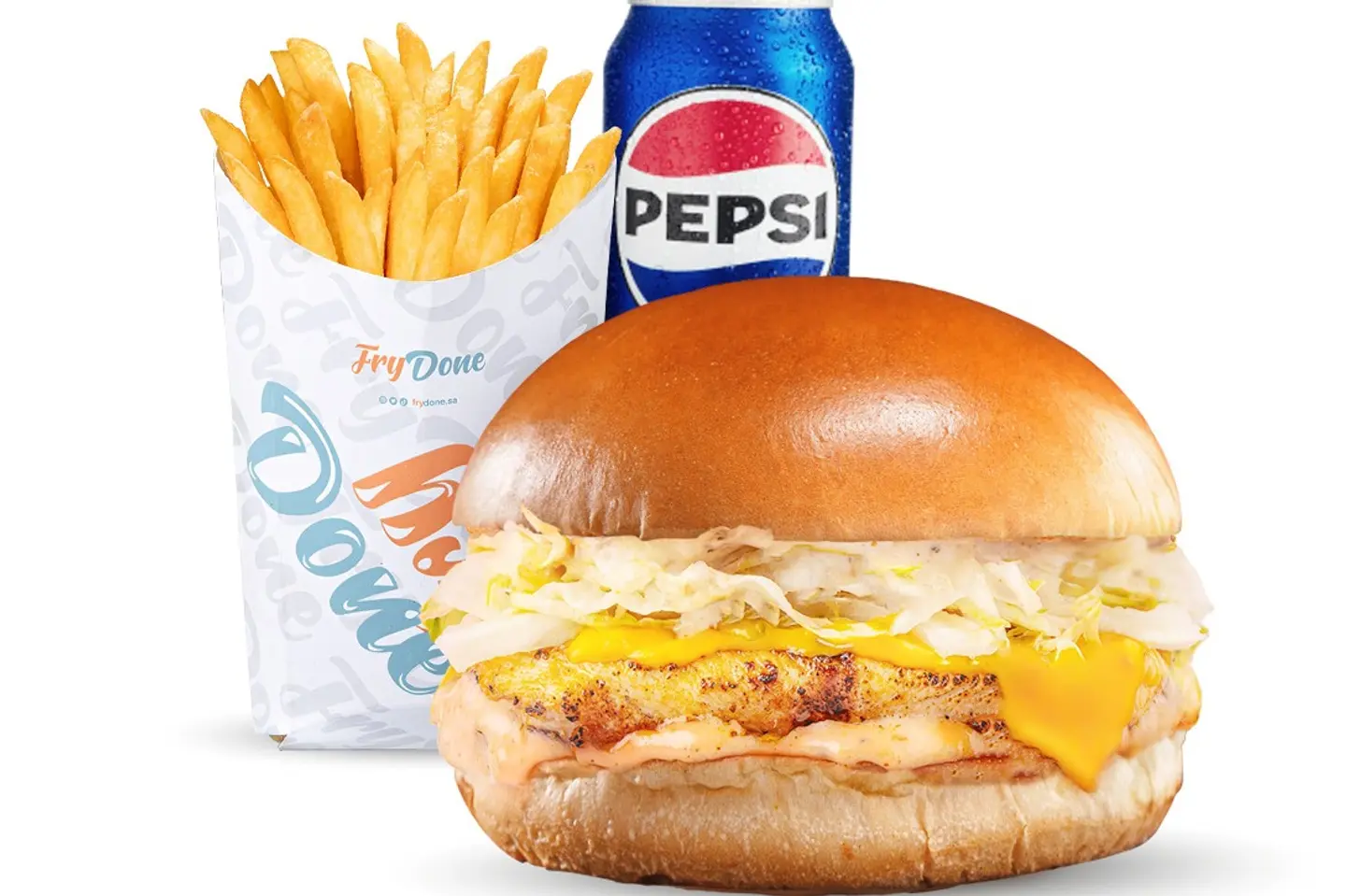 Grilled Chicken Burger Meal