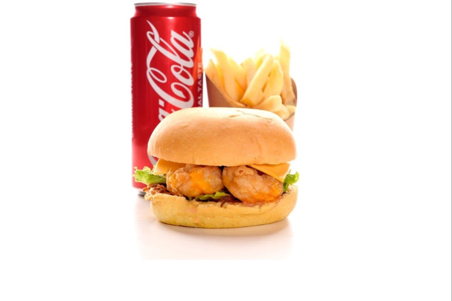 Shrimp Burger Meal