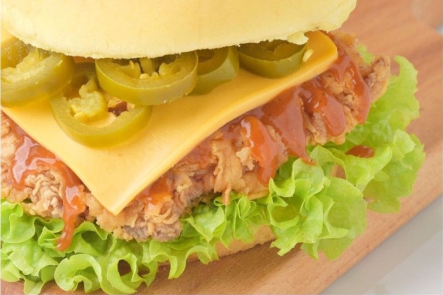 Buffalo Chicken Burger Meal