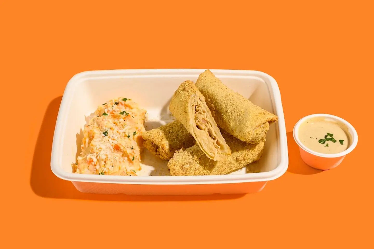 Creamy Chicken Taquitos