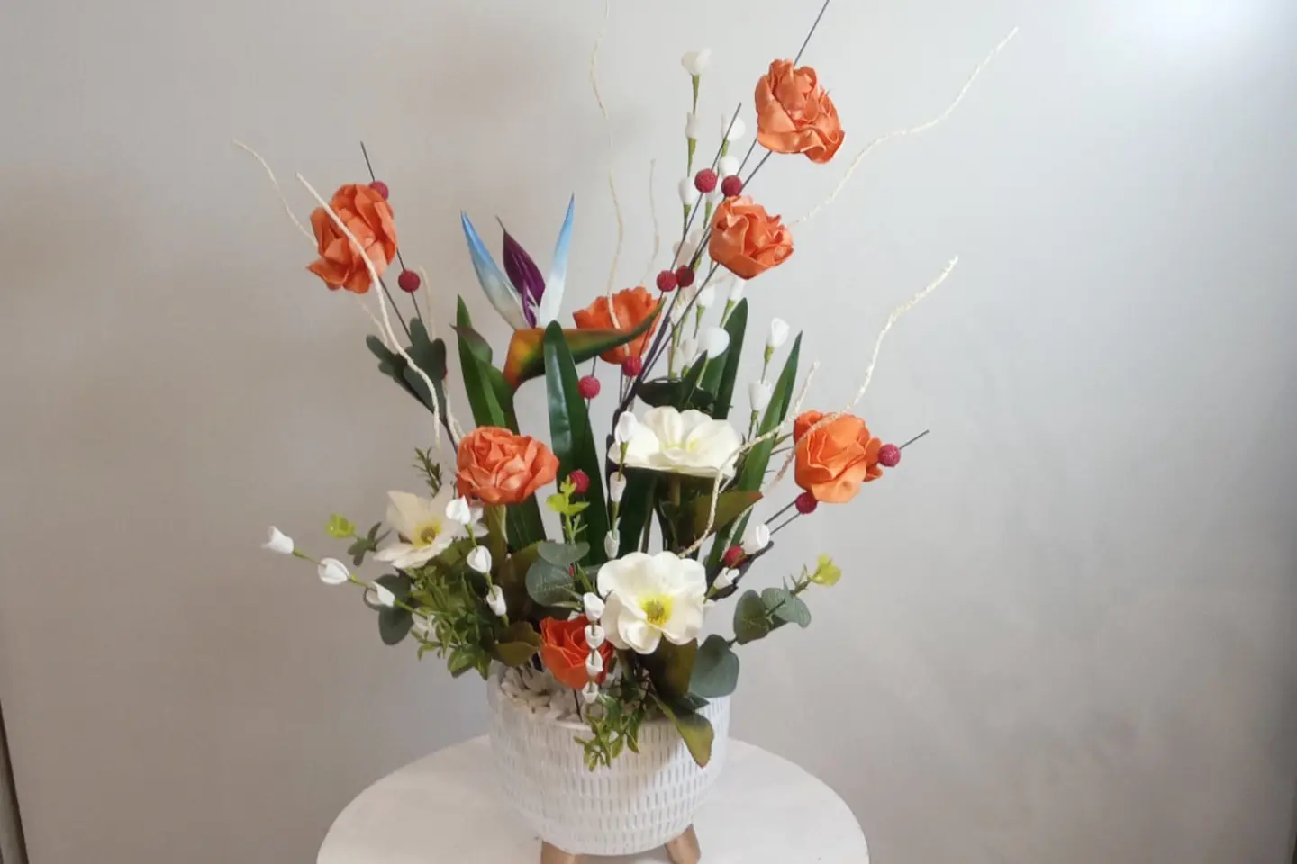 Vase With Artificial Flowers Number 22