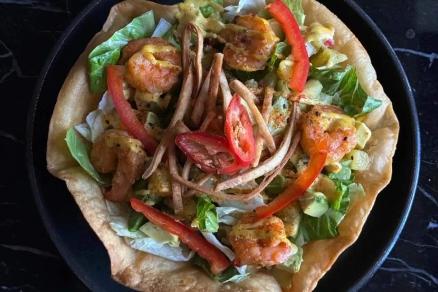 سلطة الجمبري