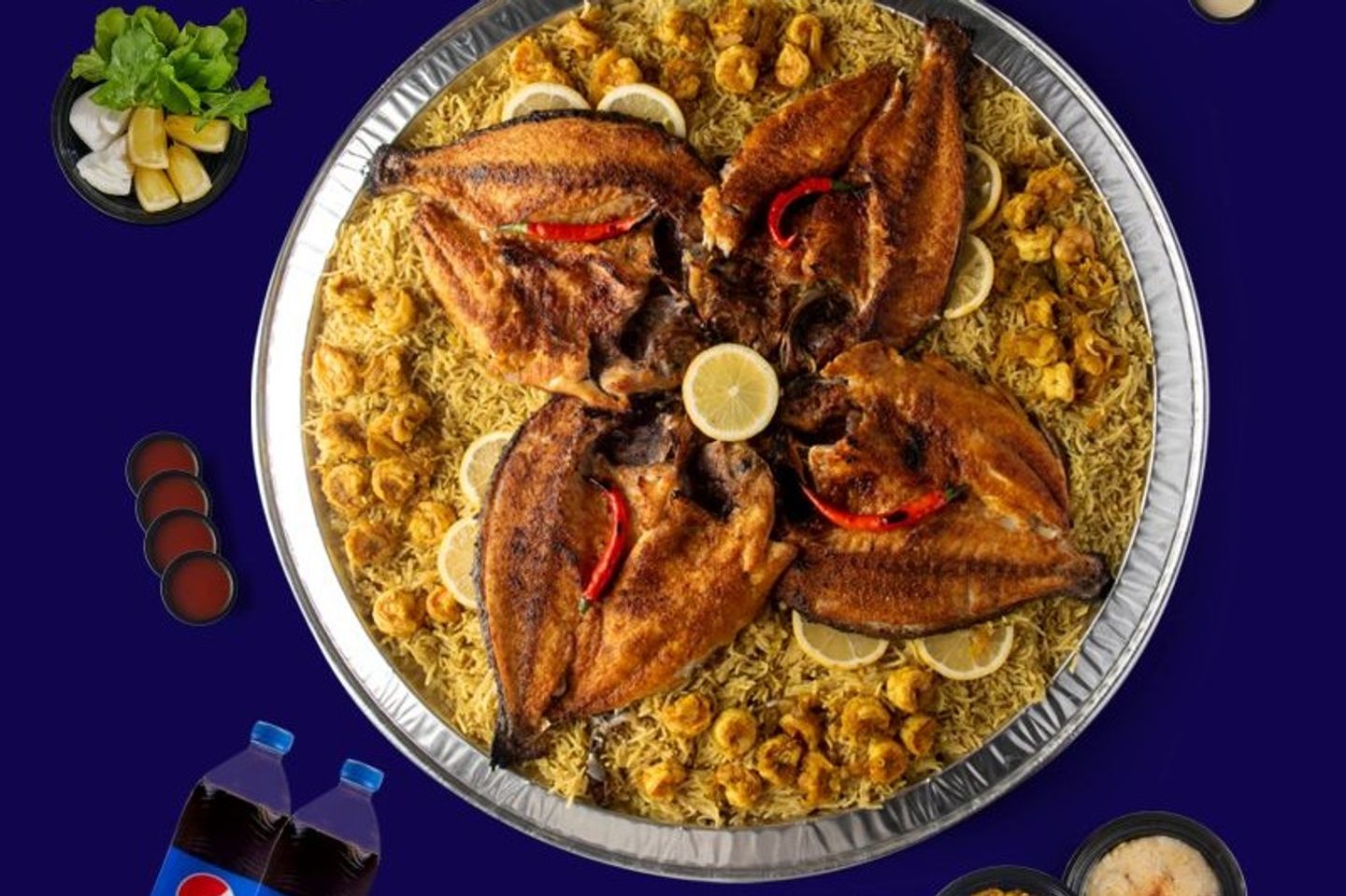 Sea Bream Qamouche With Stuffing Six
