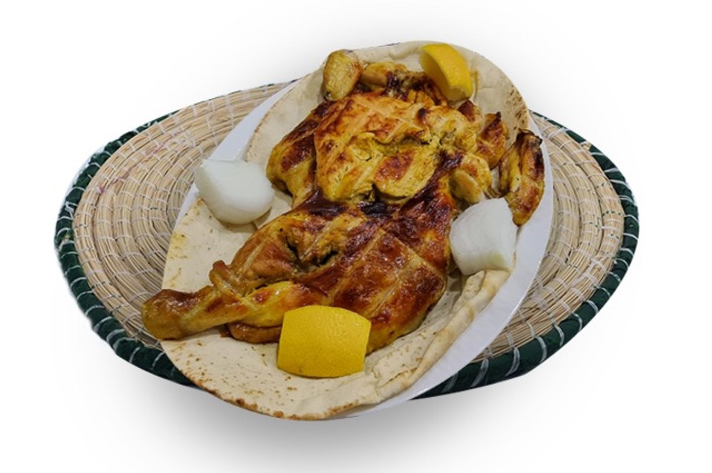 Half Chicken Grilled Without Rice