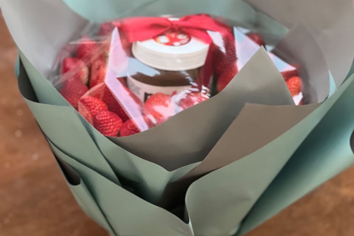 باقة فراوله ونوتيلا