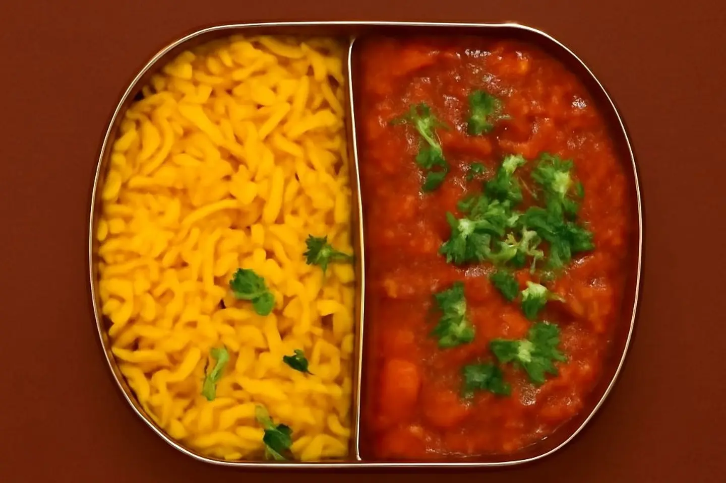 بوكس ال المذاق الهندي برياني + ايدام خمسة وستون