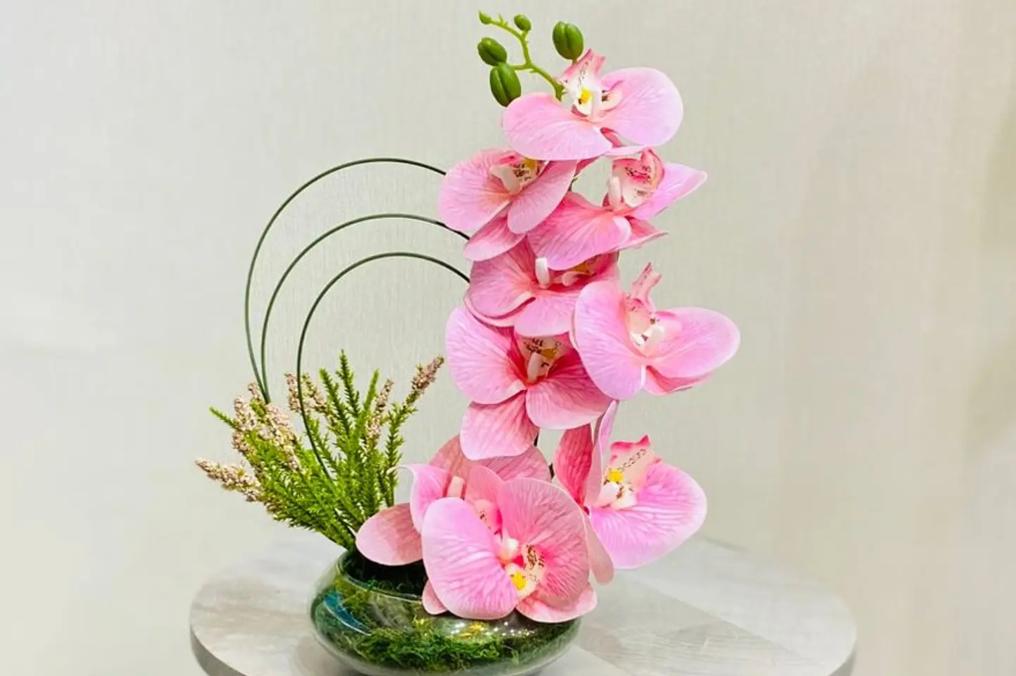 تنسيق بسيط أوركيد وردي