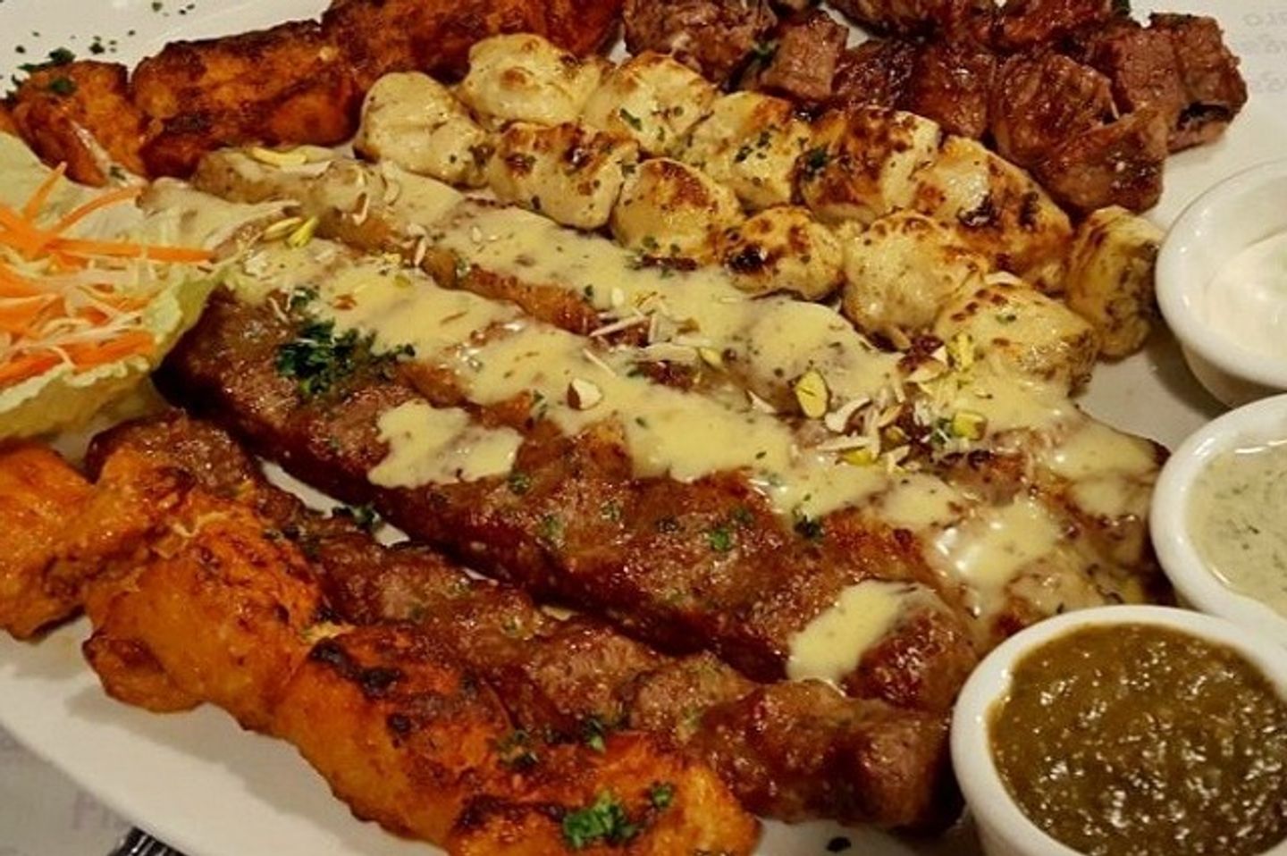 طبق مشاوي مشكل - طبق مشاوي مشكل