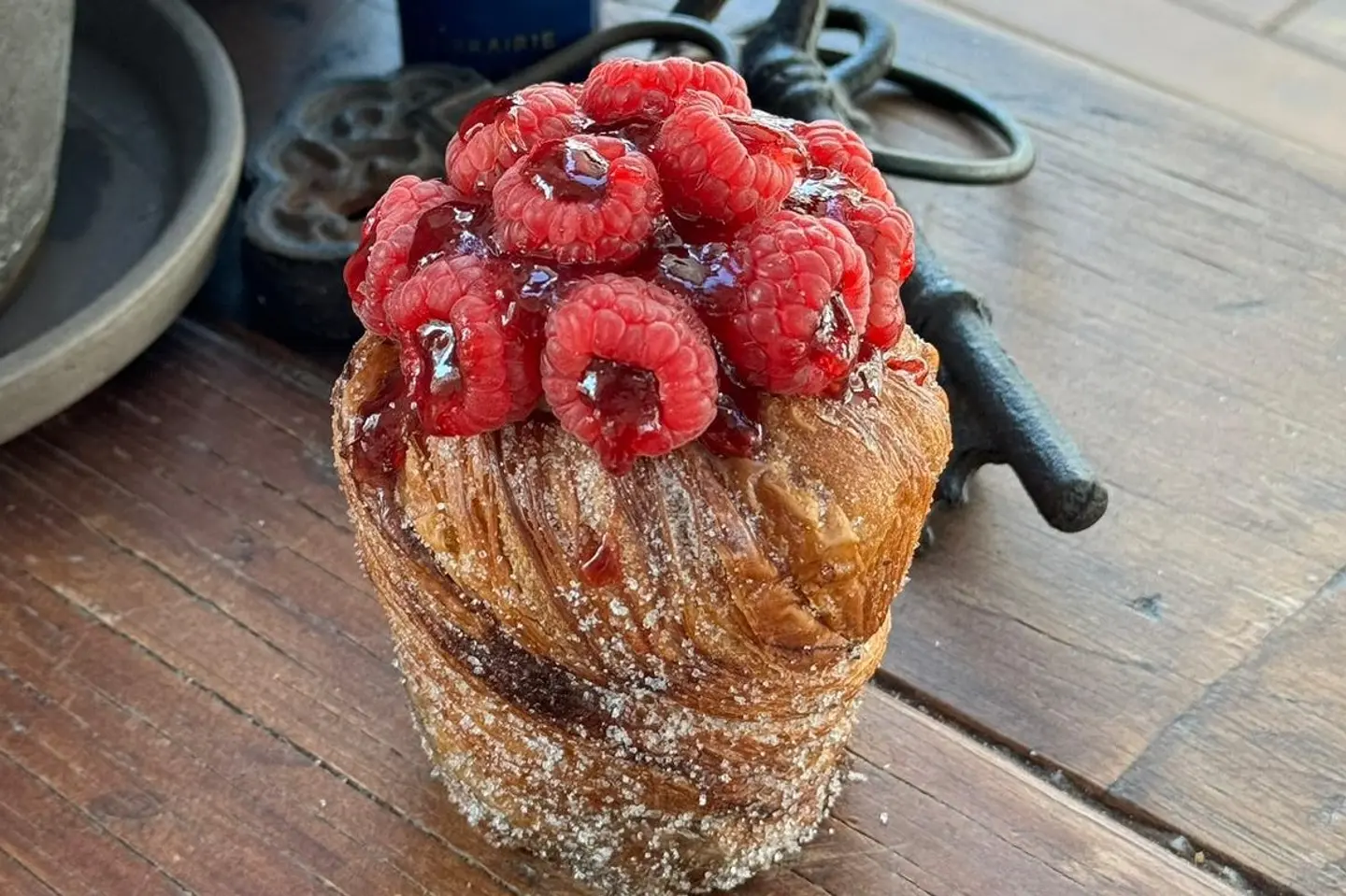Raspberry Cruffin
