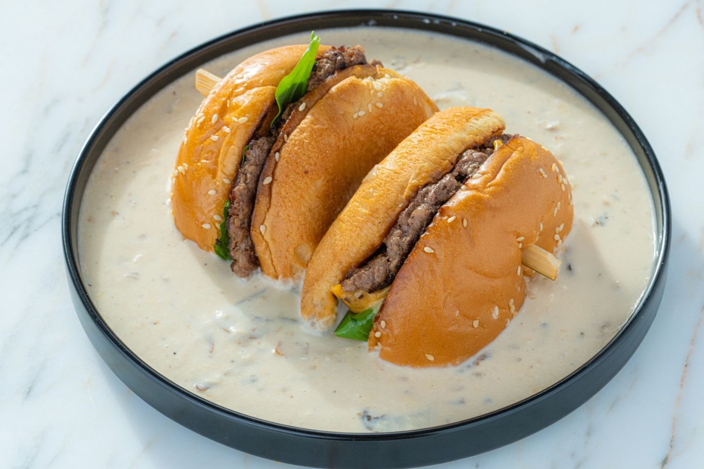 Mushroom Beef Burger
