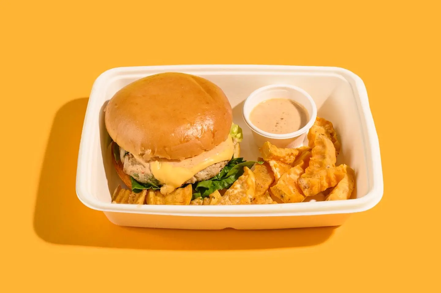 برجر الدجاج