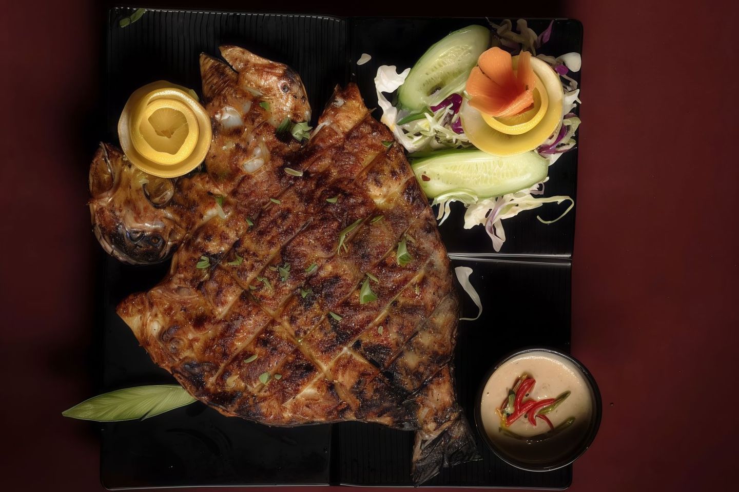 Grilled Sea Bream Fish