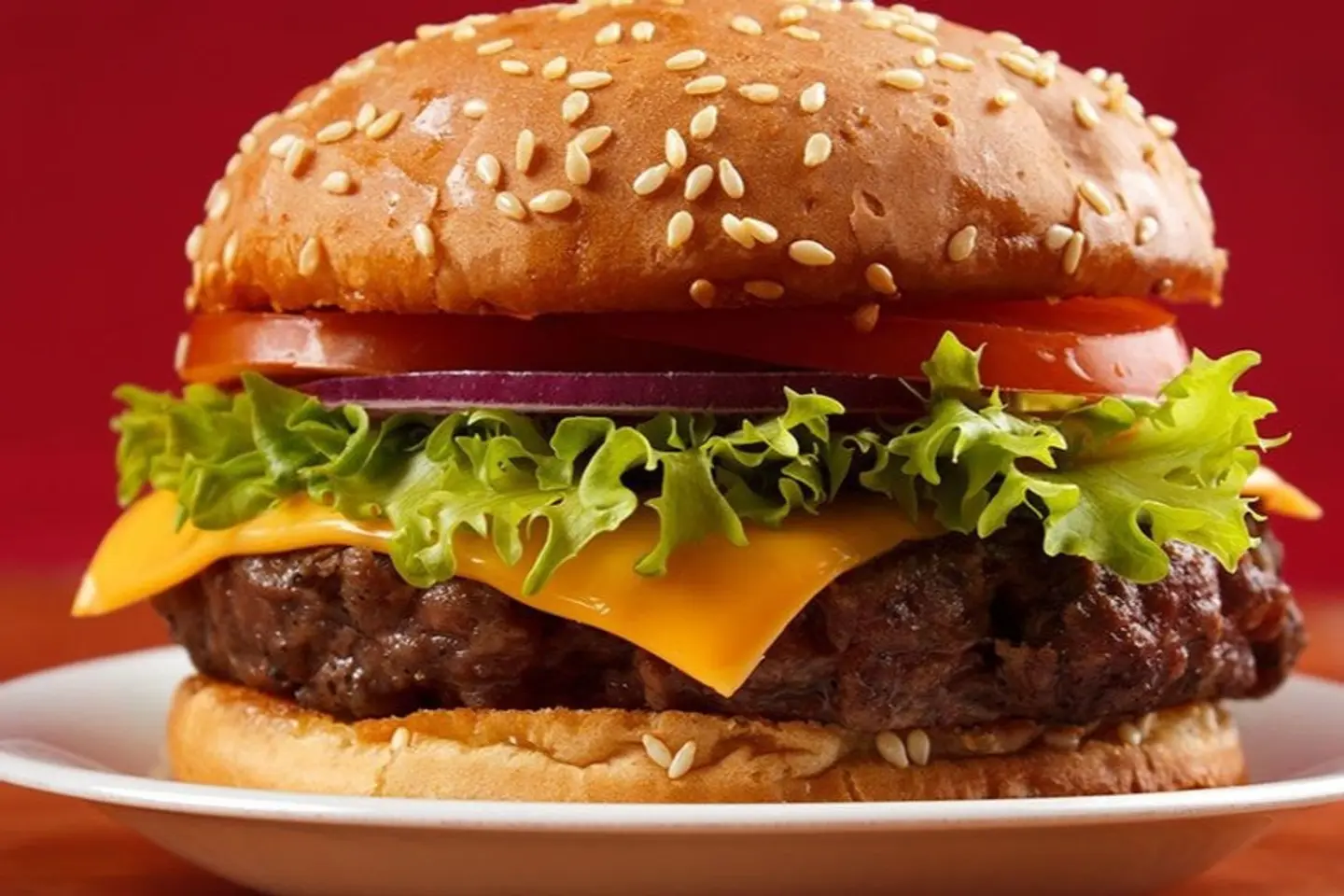 Beef Burger With Cheese