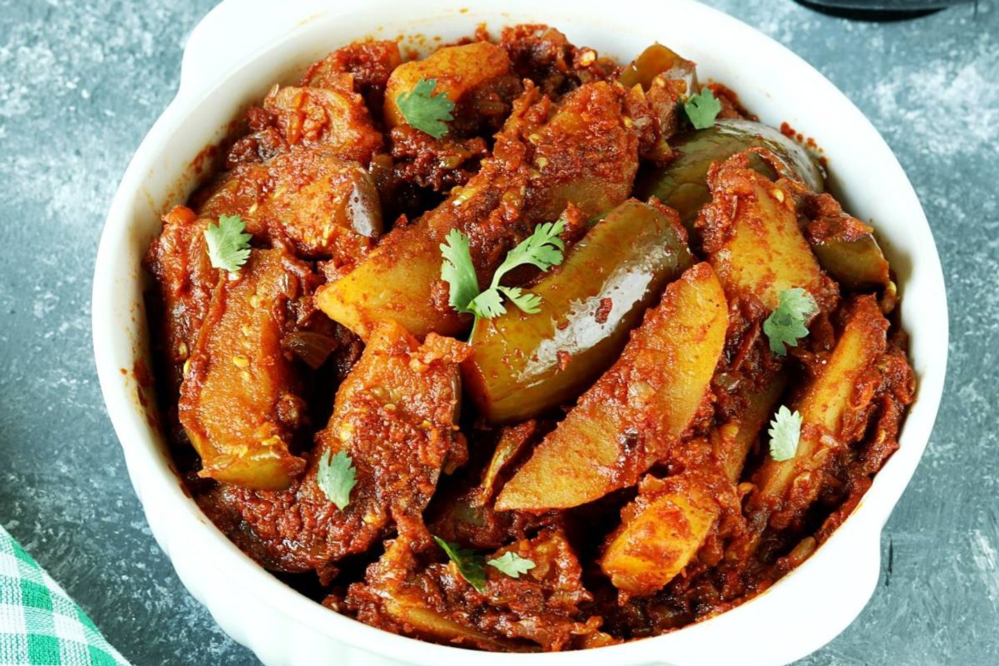 Eggplant Potatoes
