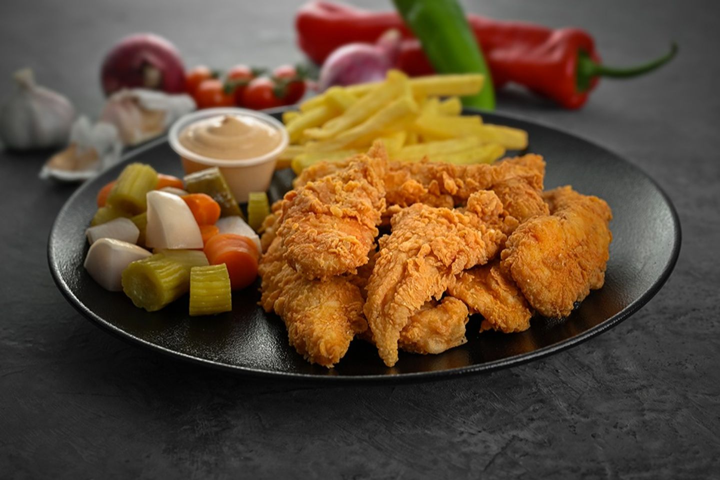Spicy Chicken Fillet Plate