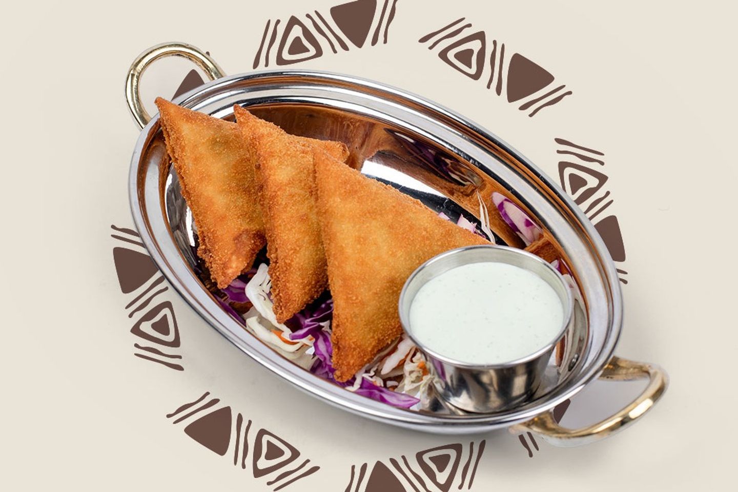 سمبوسة دجاج ولحم