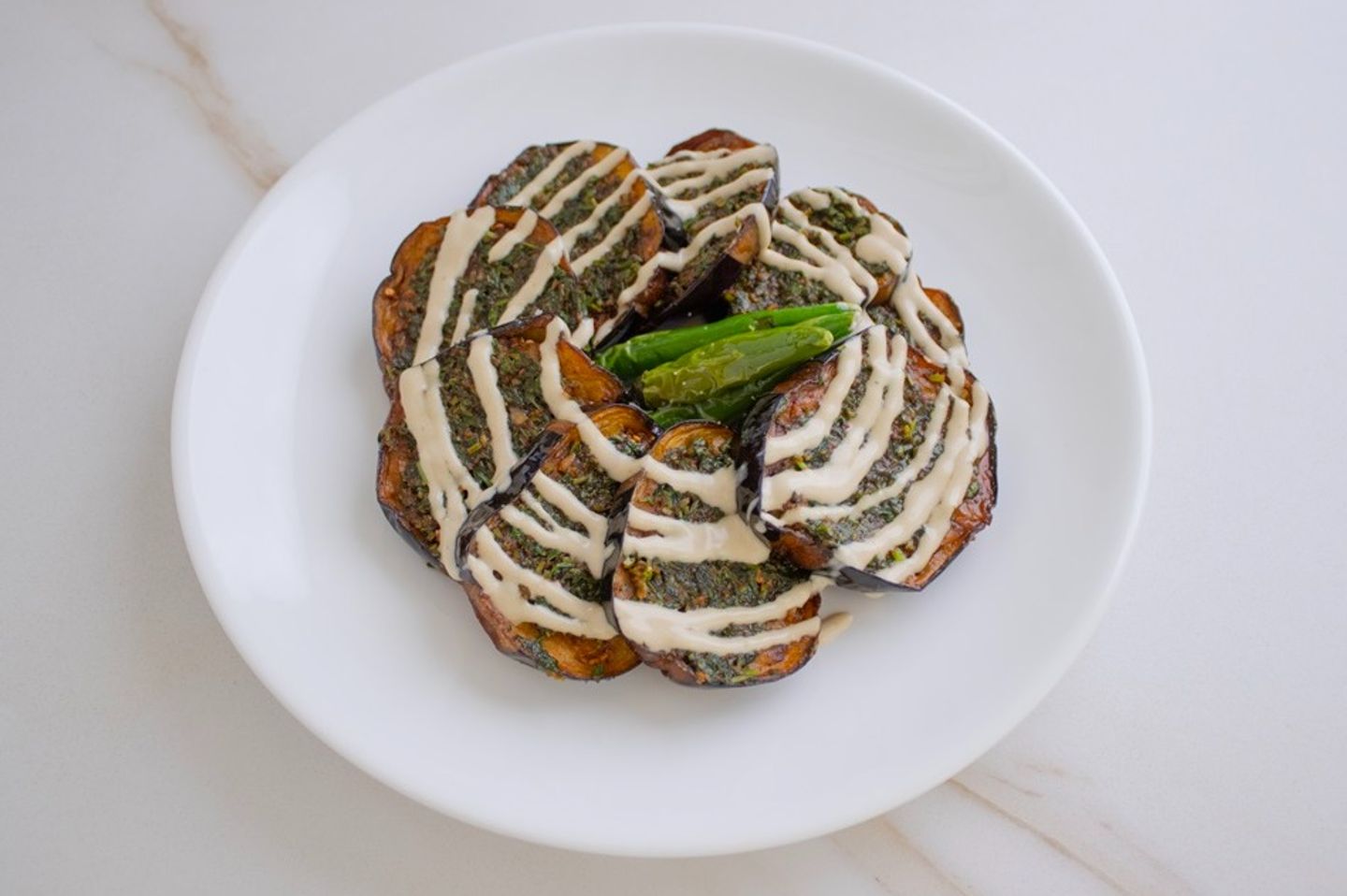Tamees Bar Eggplant Plate