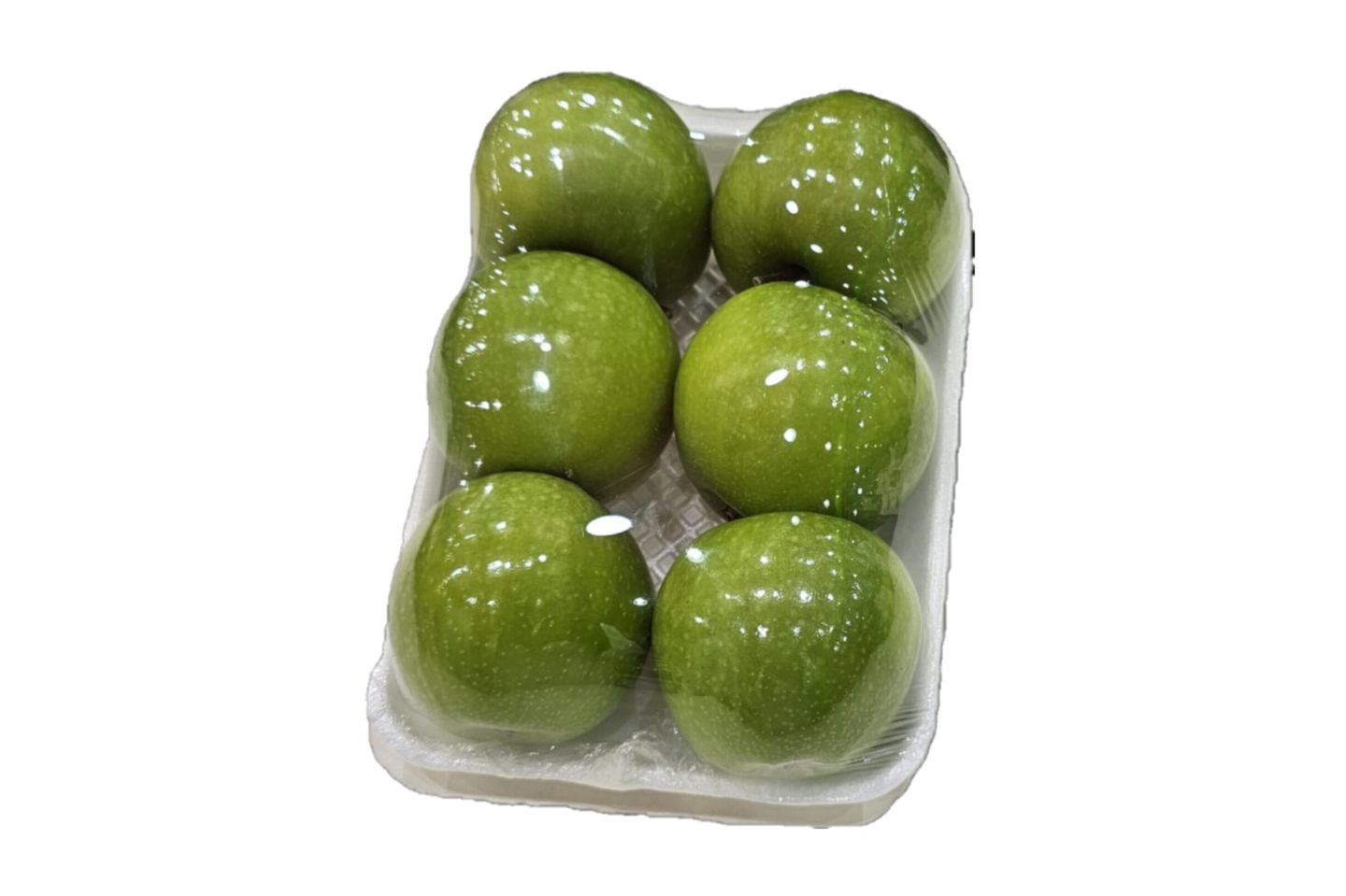 صحن تفاح أخضر
