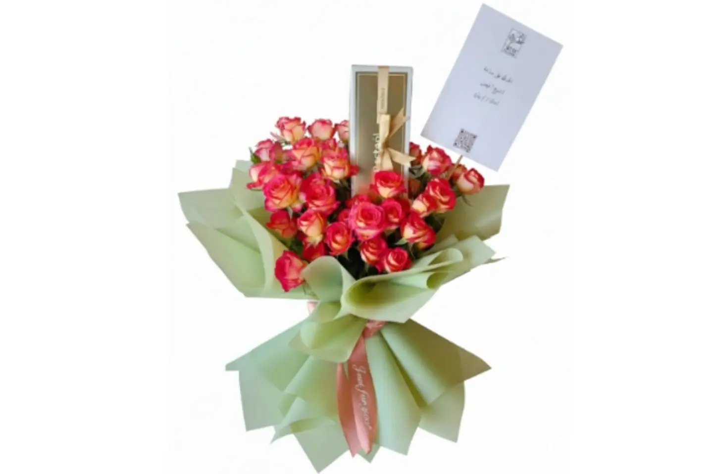 Bouquet/All Beby Rose/With Choklet Bustani/Number 12