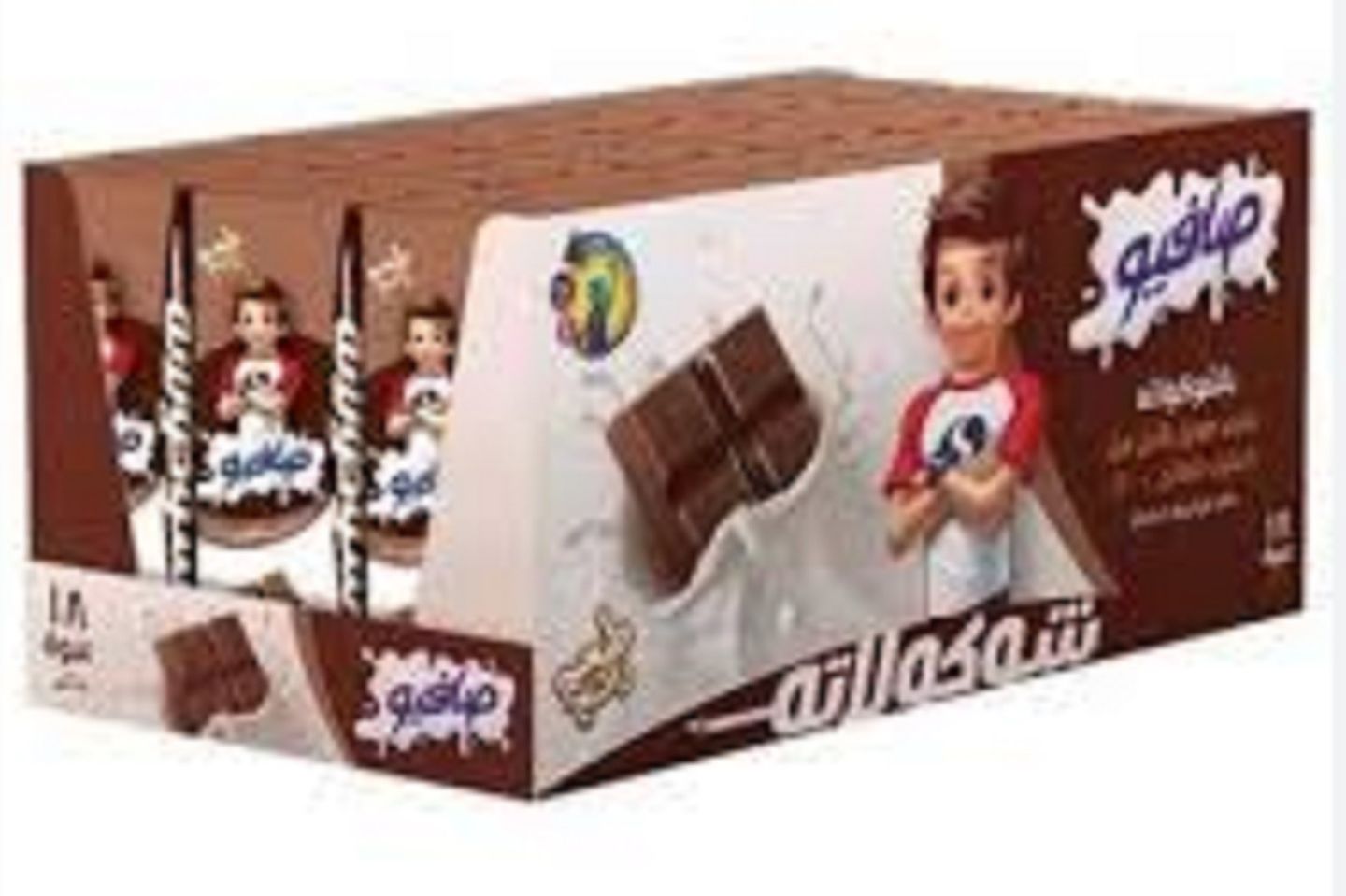 كرتون الصافي حليب شكولاته ٢٠٠/١٨مل