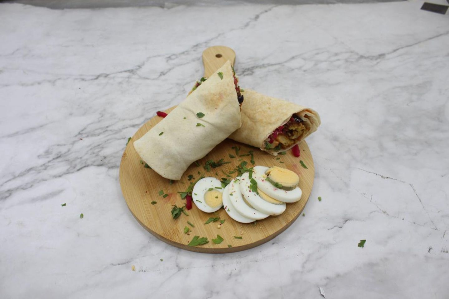 Shami Falafel With Eggs