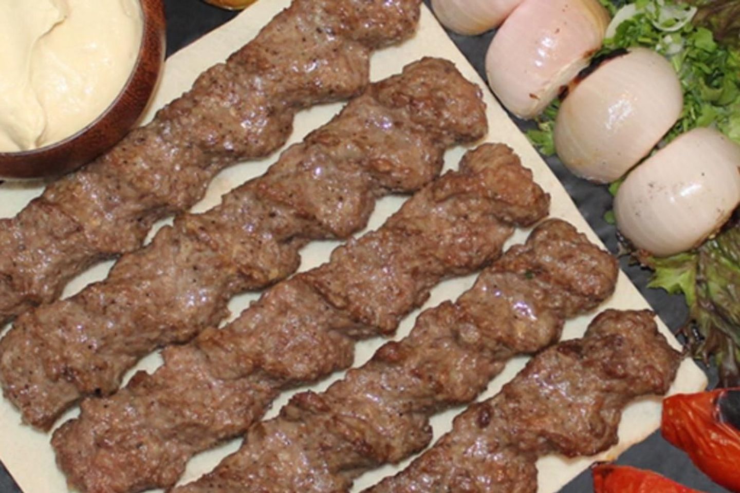 صحن كباب لحم