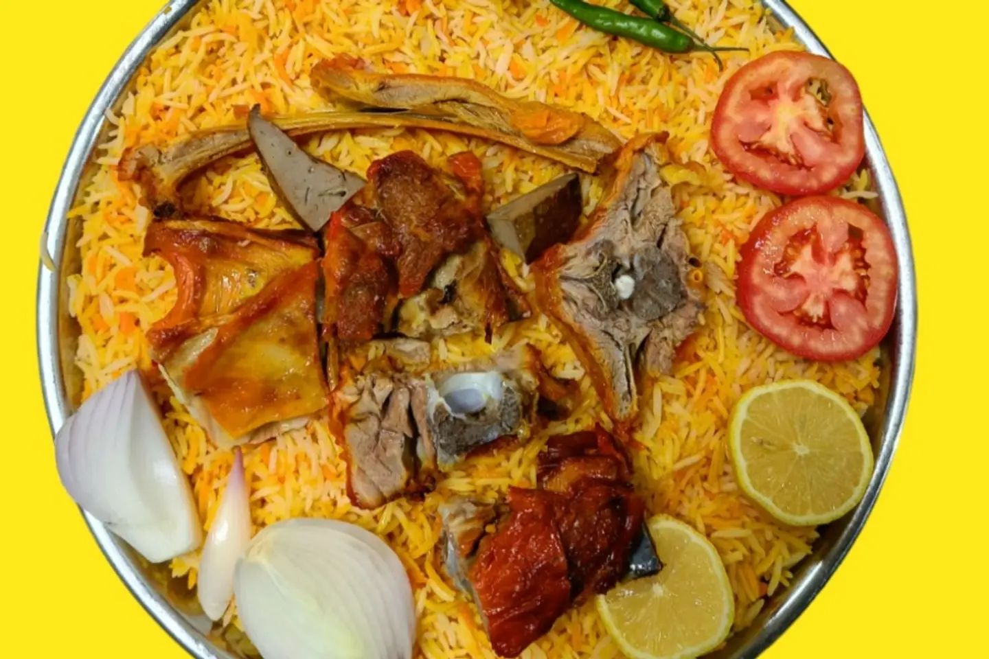 Mandi Meat For One Person With Rice