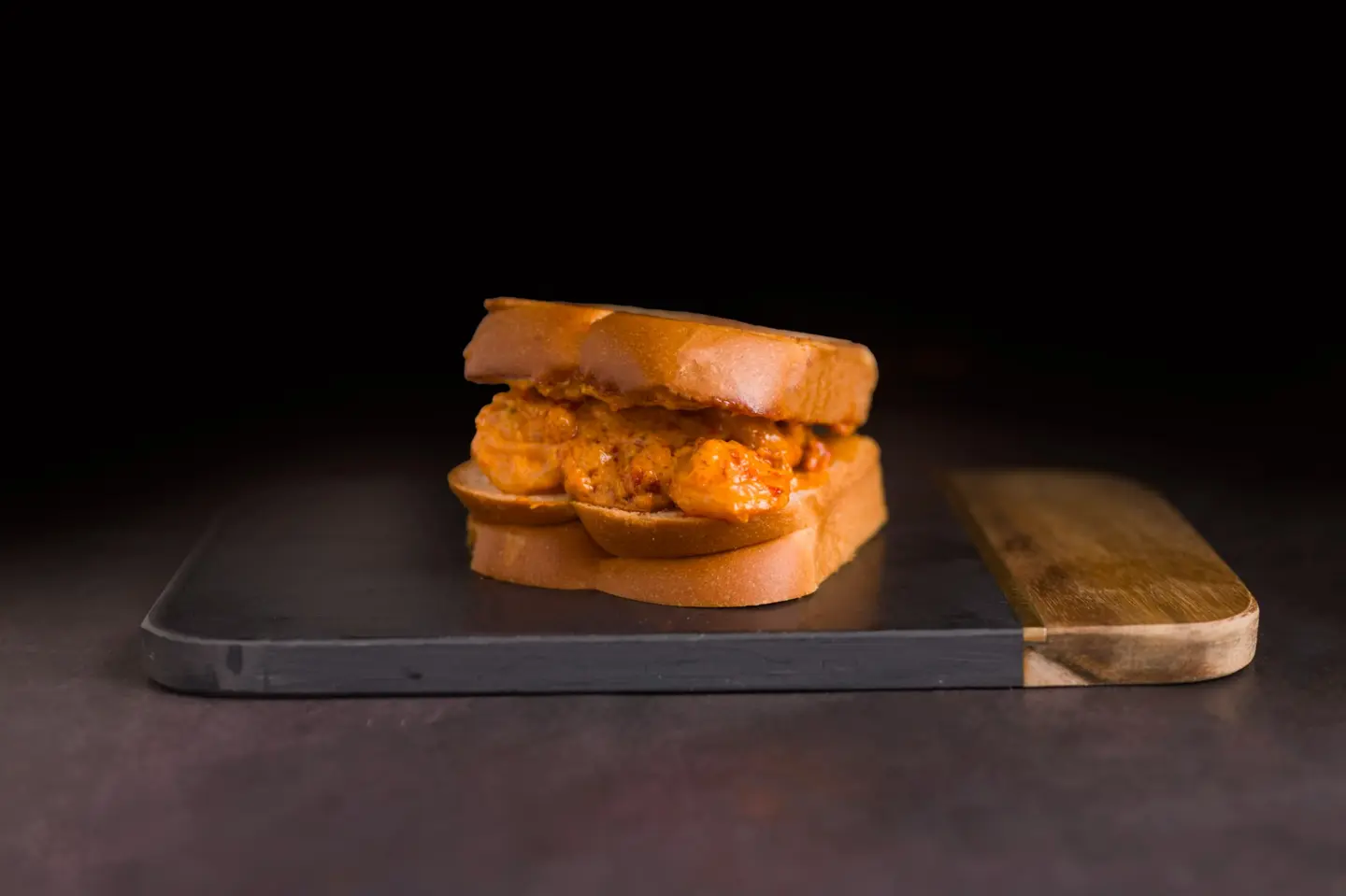Brioche Creemy Shrimp Meal
