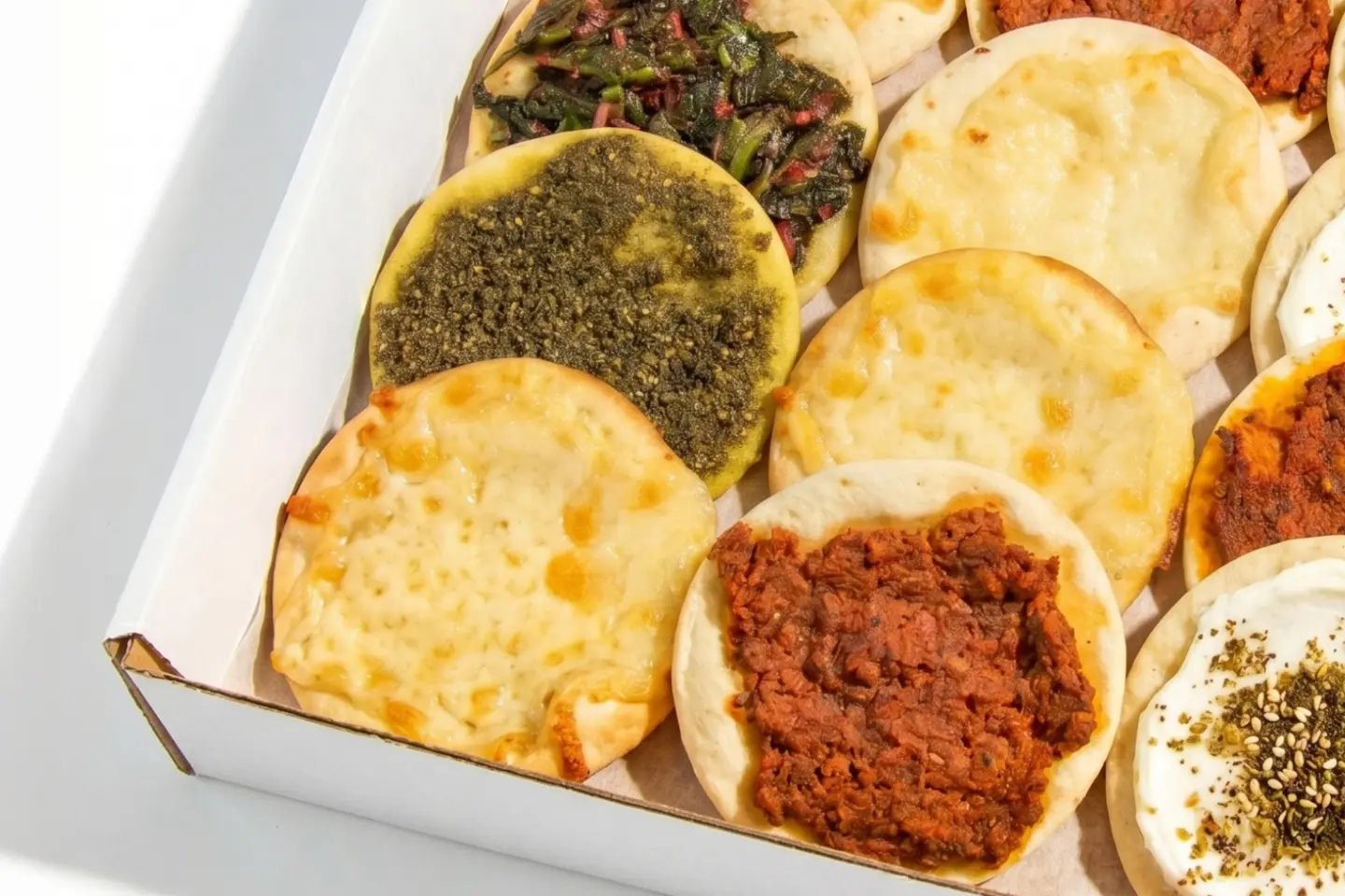 Box Mini Manakish 24 Pcs