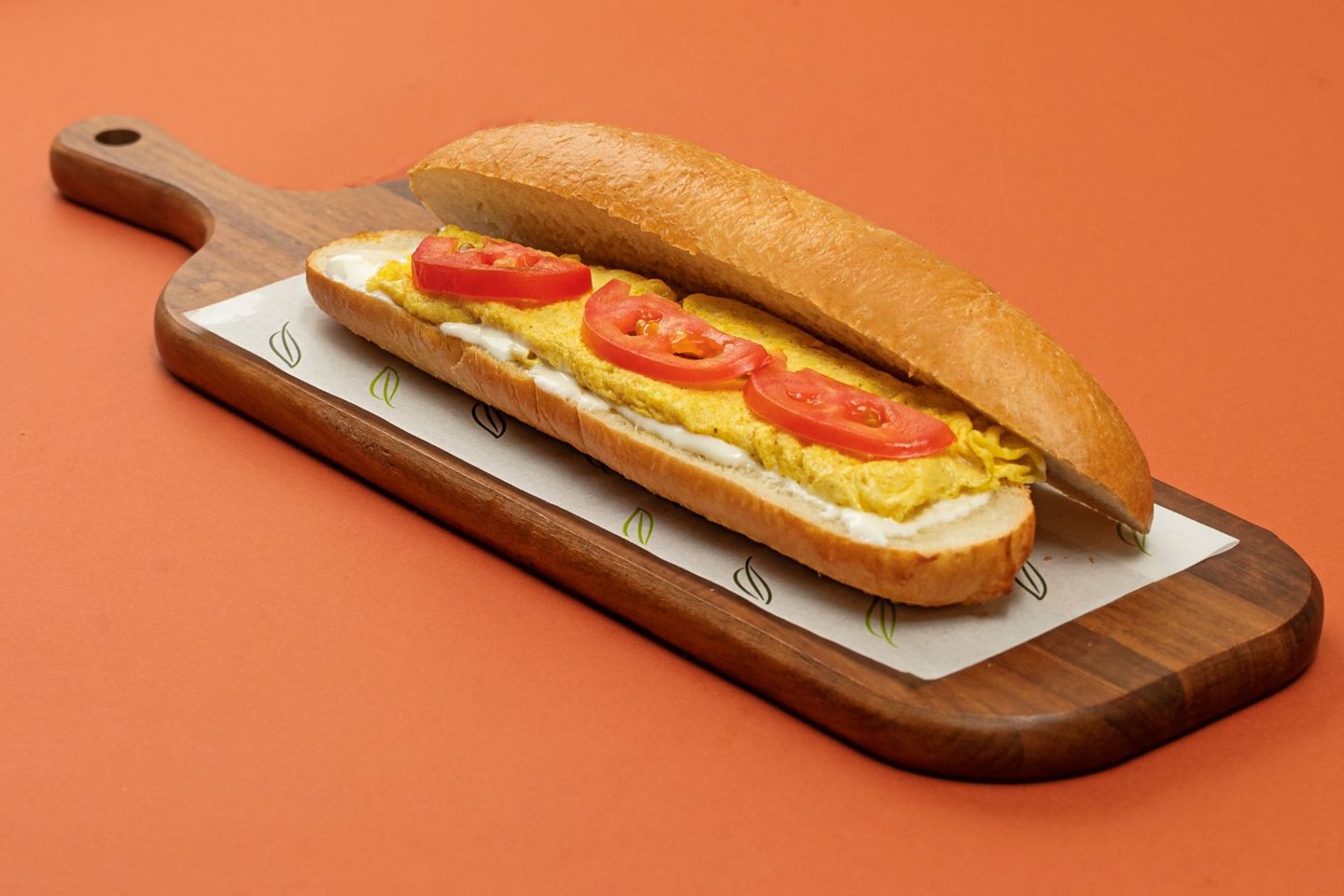 Cheese Omelet Sandwich