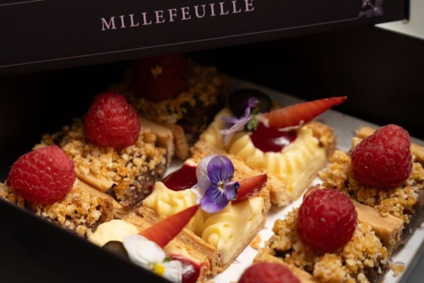 Small Millefeuille Canape Box