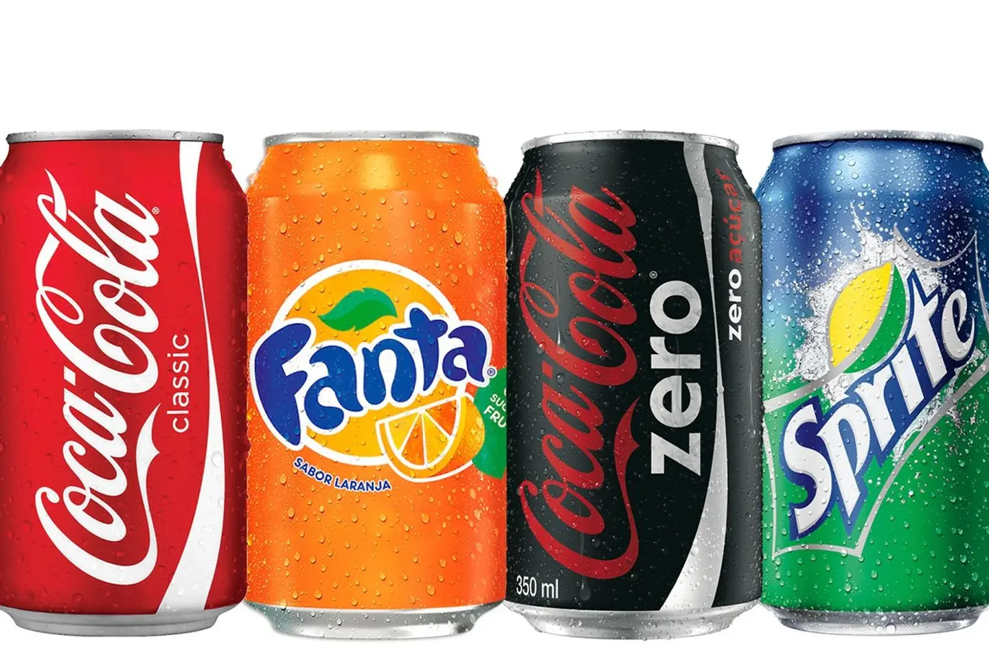 Cola Fanta Sprite Zero  Light