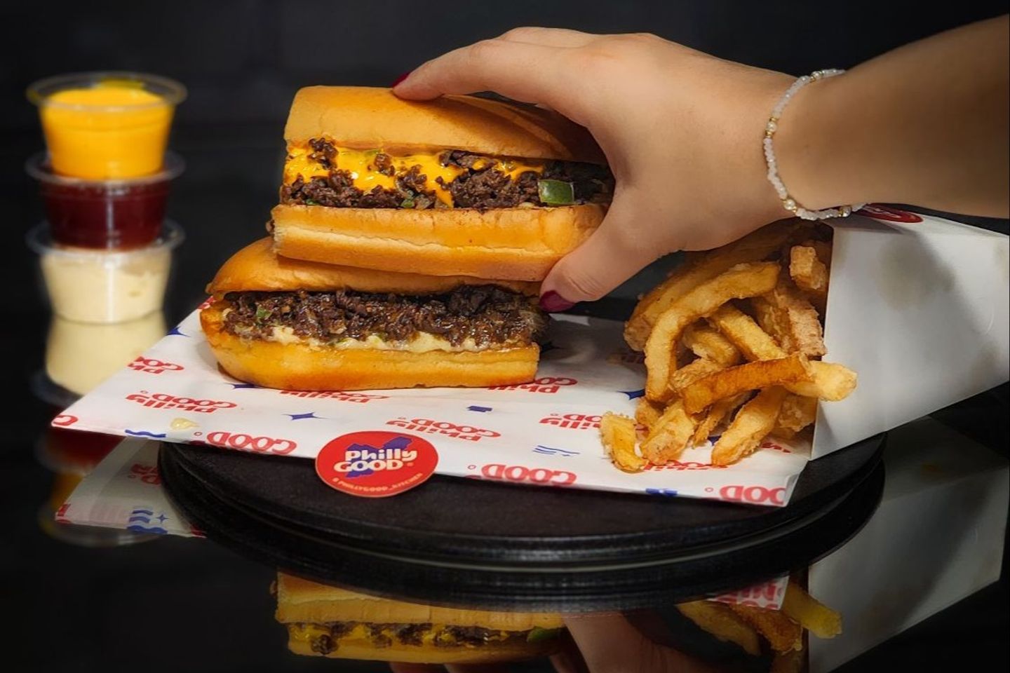 Cheddar Philly Steak Sandwich Meal