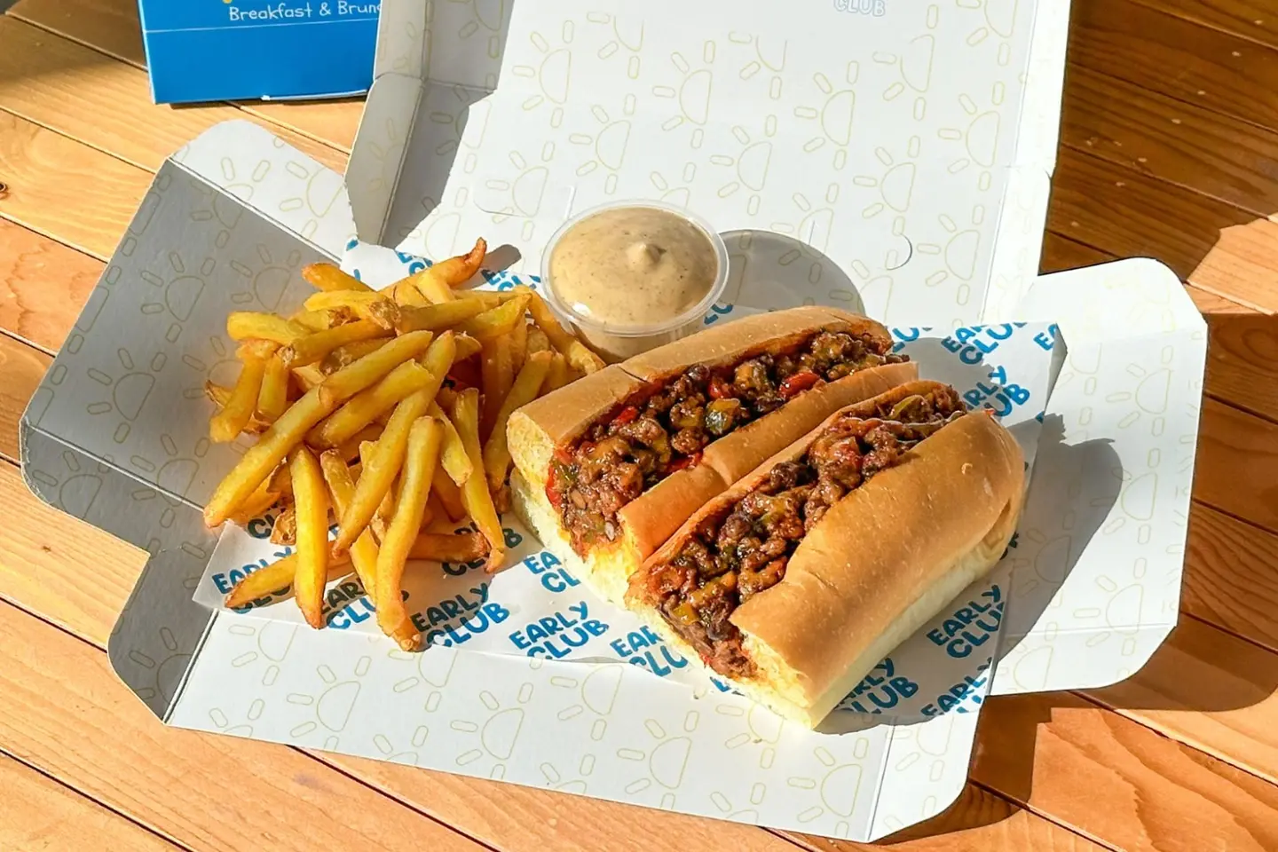 Mexican Beef Sandwich With Fries
