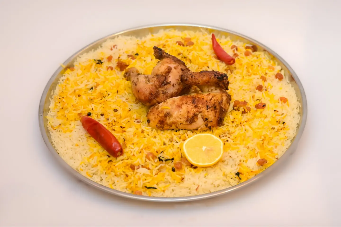 Half Grilled Chicken With Shabi Rice