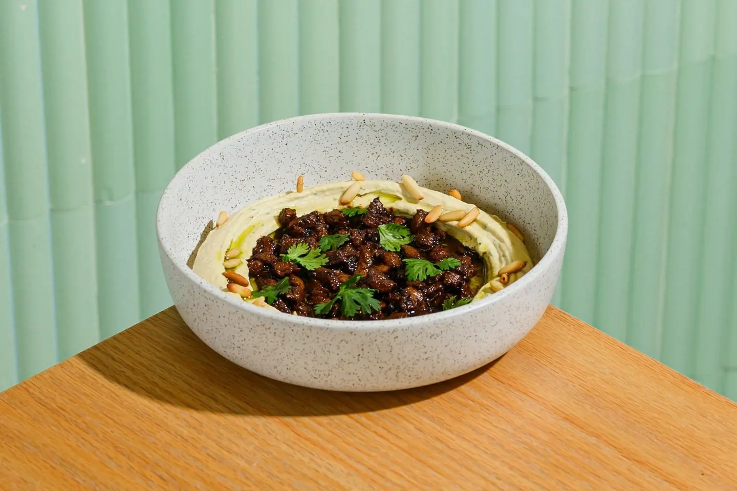 Turkish Coffe Beef Hummus