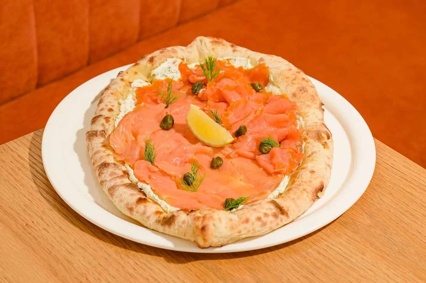 Smoked Salmon Pide