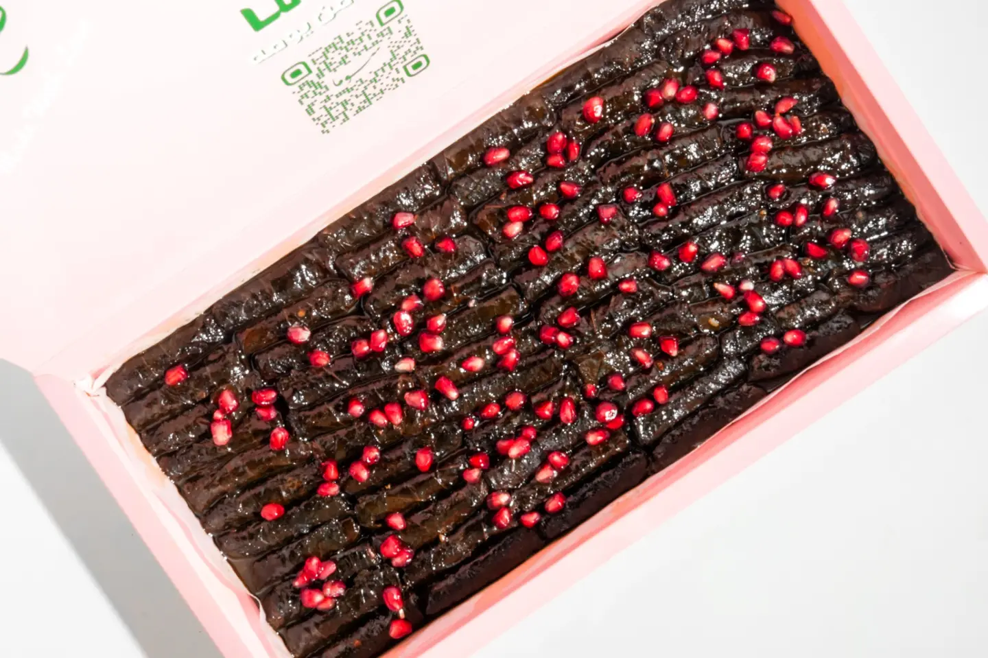 بوكس ورق عنب دبس رمان كبير