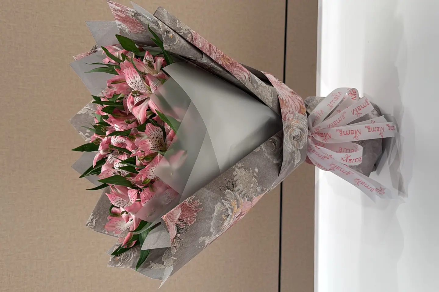 A Bouquet Of Astomria Roses