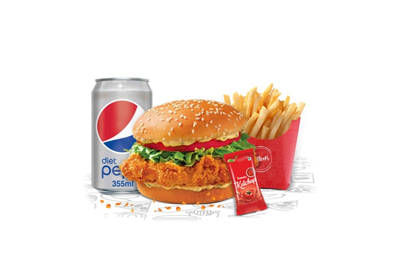 Leffah Signature Zinger Burger Combo