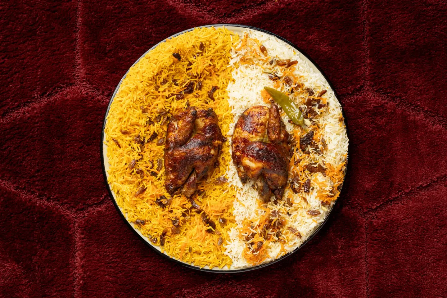 حبة شواية مع أرز