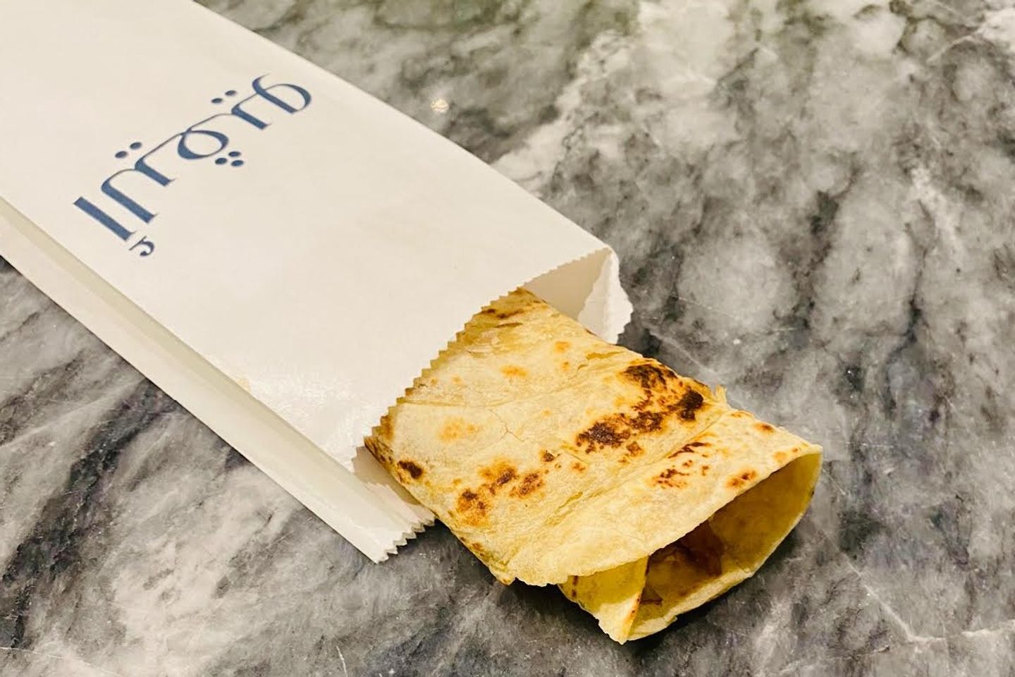 Chapati Oman Chips With Falafel