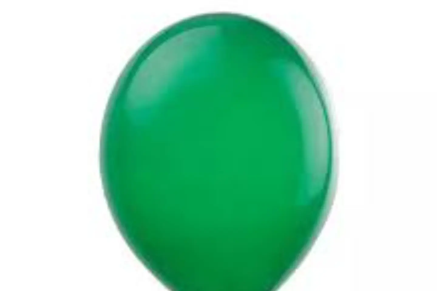 Green Helium Balloon