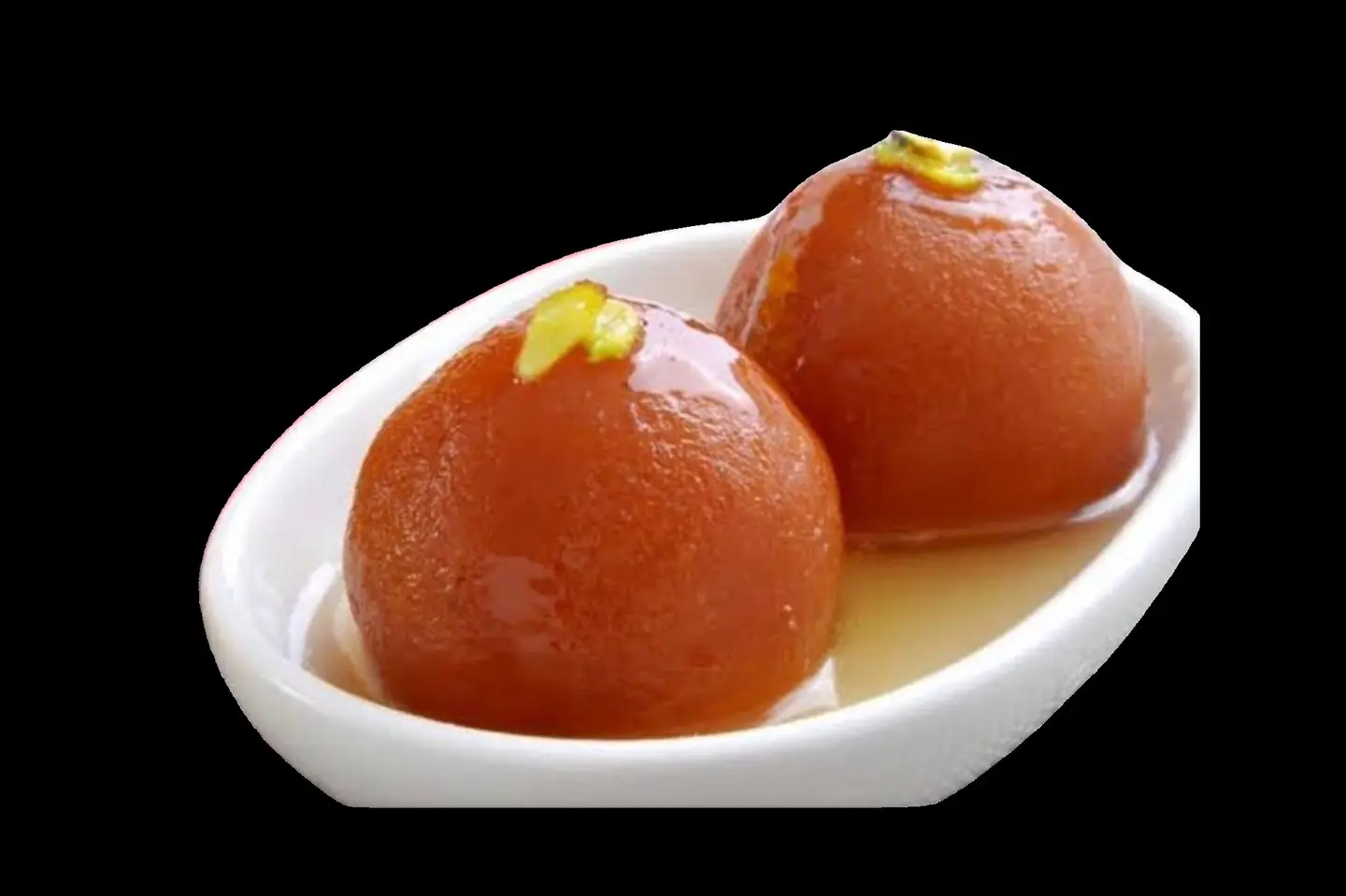 Gulab Jamun   2 Big Pieces  Individually Packed In Syrup